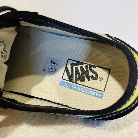 Size 8.5 Women-7 Men Vans Ultra Cush Multi Color ￼ Old-School Skate Shoe. - Picture 12 of 16